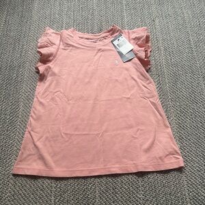 Polo by Ralph Lauren Pink Ruffle Sleeve Tank Top size 6